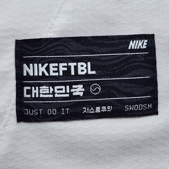 Nike Dri-Fit Men’s Size XXL White Korea Soccer Team Baseball Jersey As Is - Picture 3 of 10